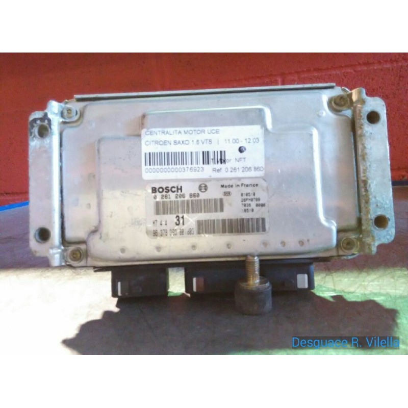 Recambio de centralita motor uce para citroen saxo 1.6 vts | 11.00 - 12.03 1.6 vts | 11.00 - 12.03 referencia OEM IAM 0261206860