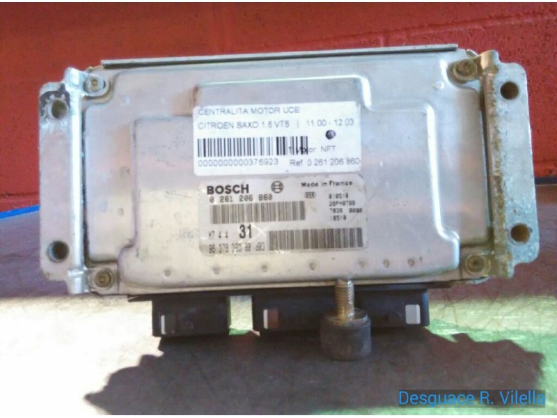 Recambio de centralita motor uce para citroen saxo 1.6 vts | 11.00 - 12.03 1.6 vts | 11.00 - 12.03 referencia OEM IAM 0261206860