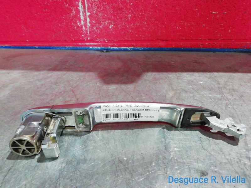 Recambio de maneta exte. tras. izquierda para renault megane ii classic berlina emotion | 09.05 - 12.10 emotion | 09.05 - 12.10 