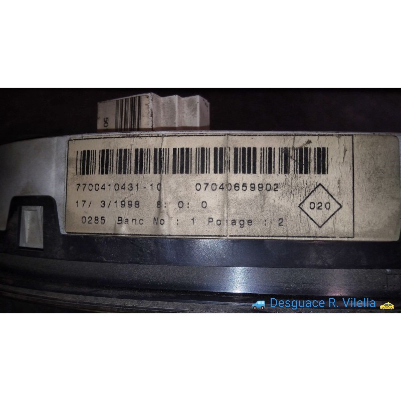Recambio de cuadro instrumentos para renault clio ii fase i (b/cbo) 1.9 d | 0.98 - ... 1.9 d | 0.98 - ... referencia OEM IAM 770