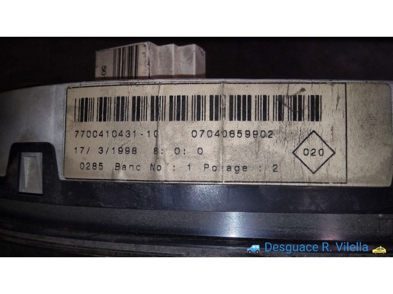 Recambio de cuadro instrumentos para renault clio ii fase i (b/cbo) 1.9 d | 0.98 - ... 1.9 d | 0.98 - ... referencia OEM IAM 770