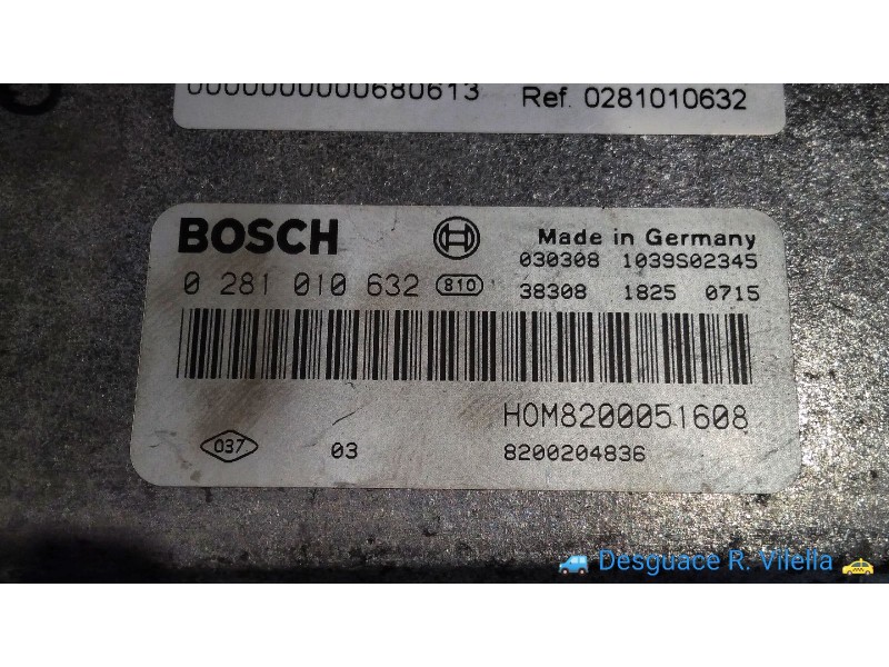 Recambio de centralita motor uce para opel vivaro furgón techo elev. 2.9t corto | 06.03 - 12.06 furgón techo elev. 2.9t corto | 