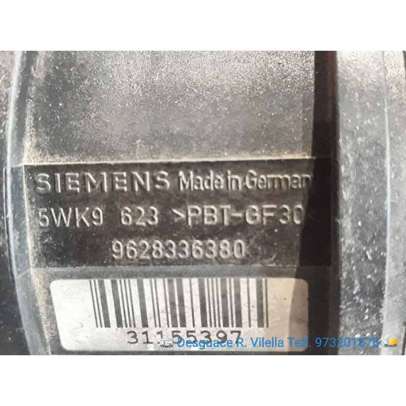 Recambio de caudalimetro para citroen xsara picasso 2.0 hdi | 03.00 - 12.02 2.0 hdi | 03.00 - 12.02 referencia OEM IAM 5WK9623 9