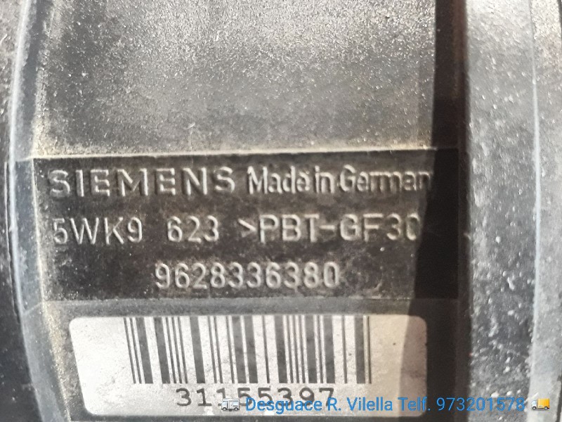 Recambio de caudalimetro para citroen xsara picasso 2.0 hdi | 03.00 - 12.02 2.0 hdi | 03.00 - 12.02 referencia OEM IAM 5WK9623 9