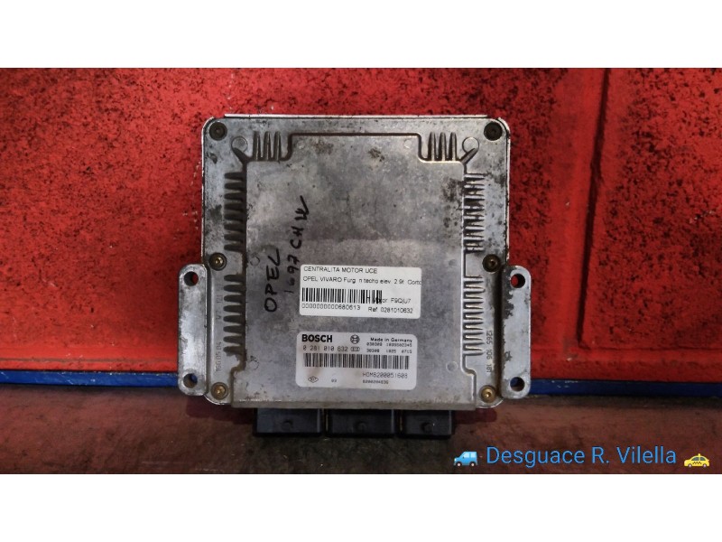 Recambio de centralita motor uce para opel vivaro furgón techo elev. 2.9t corto | 06.03 - 12.06 furgón techo elev. 2.9t corto | 