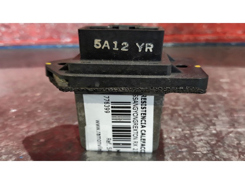 Recambio de resistencia calefaccion para ssangyong rexton rx 270 full | 08.03 - 12.06 rx 270 full | 08.03 - 12.06 referencia OEM