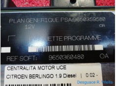 Recambio de centralita motor uce para citroen berlingo 1.9 diesel | 0.02 - ... 1.9 diesel | 0.02 - ... referencia OEM IAM 965035 2