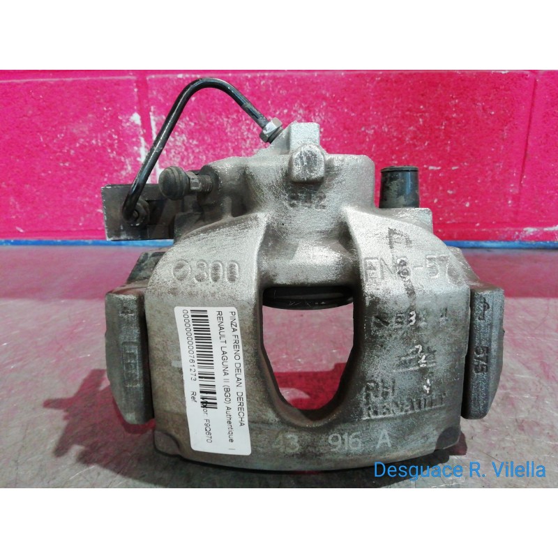 Recambio de pinza freno delan. derecha para renault laguna ii (bg0) authentique | 0.01 - ... authentique | 0.01 - ... referencia