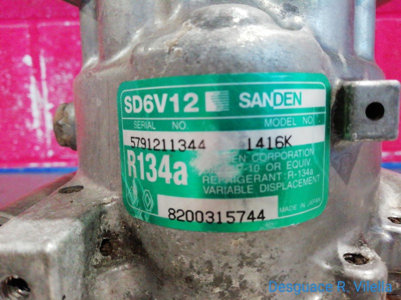 Recambio de compresor aire acondicio. para nissan kubistar (x76) premium (l1) | 0.03 - ... referencia OEM IAM 1416K   Recambio de compresor aire acondicio. para nissan kubistar (x76) premium (l1) | 0.03 - ... referencia OEM IAM 1416K