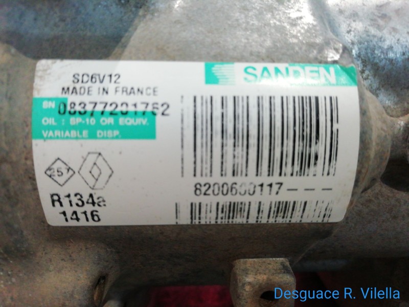 Recambio de compresor aire acondicio. para nissan kubistar (x76) premium (l1) | 02.07 - ... referencia OEM IAM 1416   Recambio de compresor aire acondicio. para nissan kubistar (x76) premium (l1) | 02.07 - ... referencia OEM IAM 1416