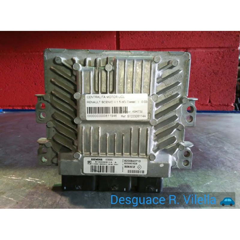 Recambio de centralita motor uce para renault scenic ii 1.5 dci diesel | 0.03 - 0.09 1.5 dci diesel | 0.03 - 0.09 referencia OEM