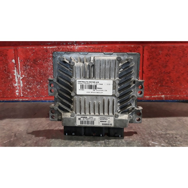 Recambio de centralita motor uce para renault scenic ii 1.5 dci diesel | 0.03 - 0.09 1.5 dci diesel | 0.03 - 0.09 referencia OEM