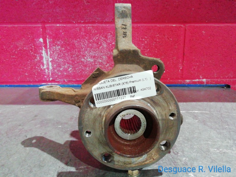 Recambio de mangueta delantero derecha para nissan kubistar (x76) premium (l1) | 0.03 - ... referencia OEM IAM    Recambio de mangueta delantero derecha para nissan kubistar (x76) premium (l1) | 0.03 - ... referencia OEM IAM