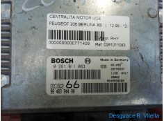 Recambio de centralita motor uce para peugeot 206 berlina xs | 12.99 - 12.05 xs | 12.99 - 12.05 referencia OEM IAM 0281011083 96 2