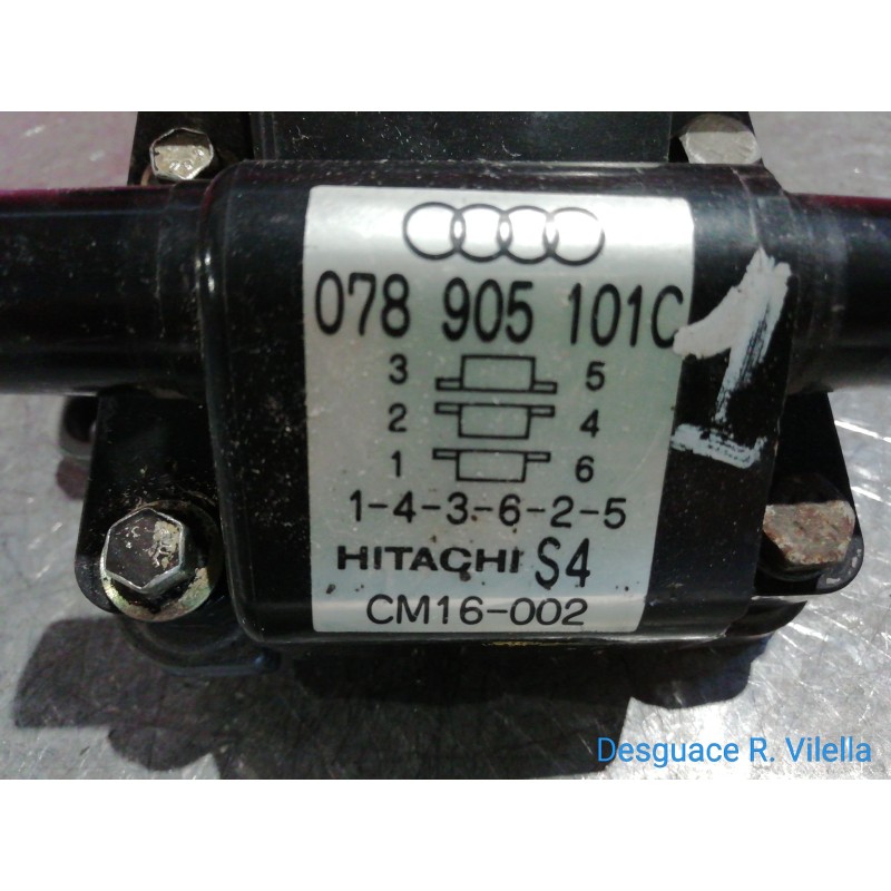 Recambio de bobina encendido para audi a4 berlina (b5) 2.4 | 08.97 - 12.99 2.4 | 08.97 - 12.99 referencia OEM IAM 078905101C  