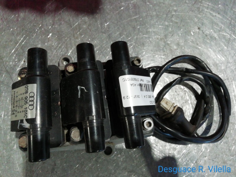 Recambio de bobina encendido para audi a4 berlina (b5) 2.4 | 08.97 - 12.99 2.4 | 08.97 - 12.99 referencia OEM IAM 078905101C  