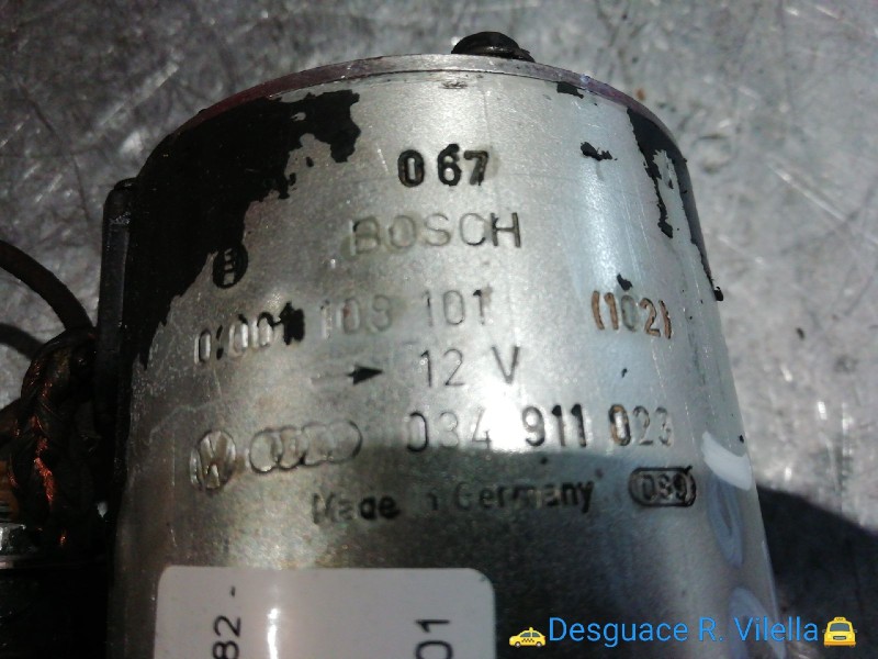 Recambio de motor arranque para audi 100 berlina (443) básico | 0.82 - ... referencia OEM IAM 0001108101 034911023  Recambio de motor arranque para audi 100 berlina (443) básico | 0.82 - ... referencia OEM IAM 0001108101 034911023