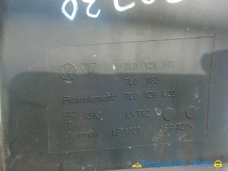 Recambio de filtro aire para volkswagen touareg (7la) tdi v10 | 11.02 - 12.06 referencia OEM IAM    Recambio de filtro aire para volkswagen touareg (7la) tdi v10 | 11.02 - 12.06 referencia OEM IAM