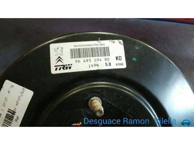 Recambio de servofreno para citroen c3 1.4 audace | 07.07 - 12.08 1.4 audace | 07.07 - 12.08 referencia OEM IAM 9649329480  