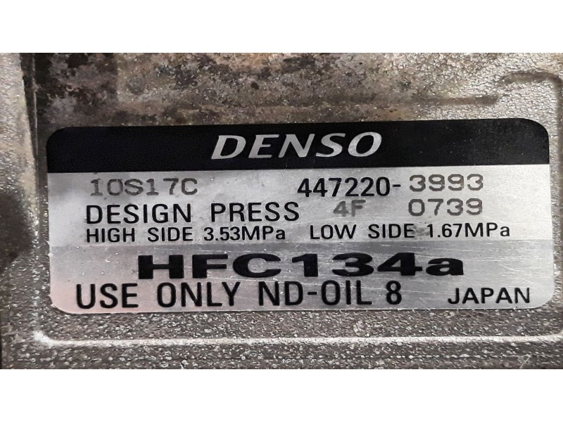 Recambio de compresor aire acondicio. para mitsubishi montero (v60/v70)  | 0.00 - 0.06  | 0.00 - 0.06 referencia OEM IAM 4472203