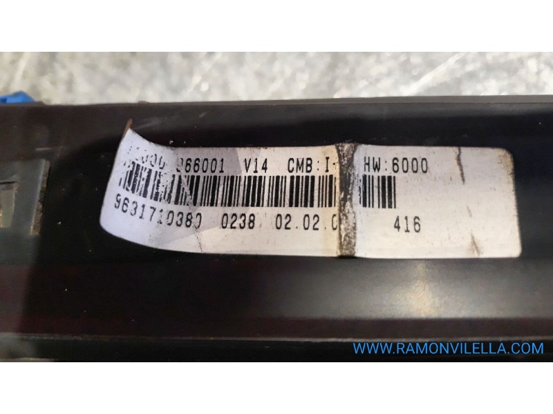 Recambio de cuadro instrumentos para citroen xsara picasso 1.6 | 0.99 - ... 1.6 | 0.99 - ... referencia OEM IAM 963171380  