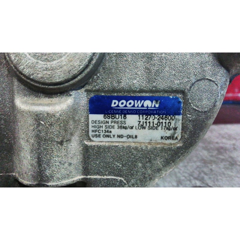 Recambio de compresor aire acondicio. para kia rio 1.4 active | 03.07 - 12.14 1.4 active | 03.07 - 12.14 referencia OEM IAM 1127