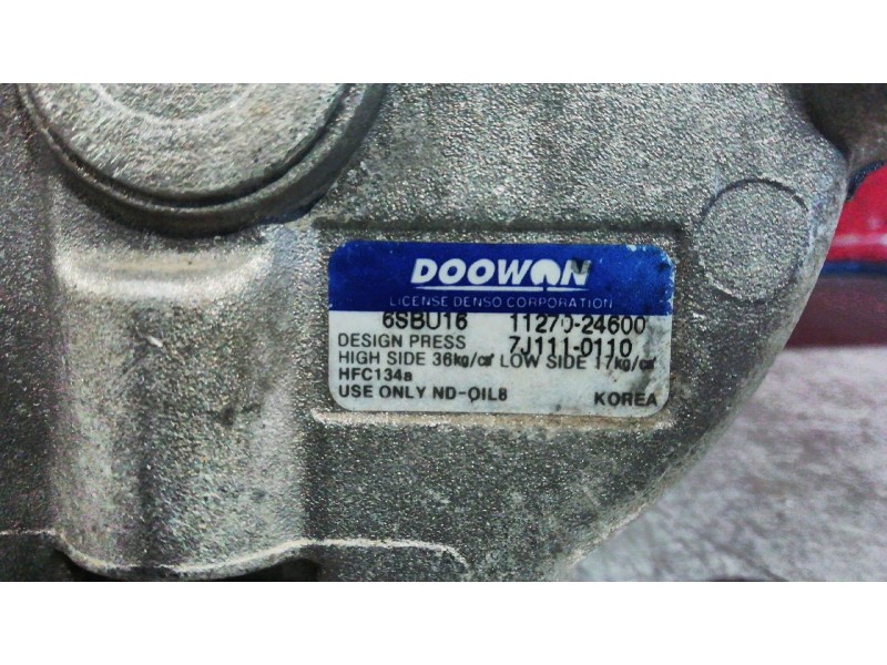 Recambio de compresor aire acondicio. para kia rio 1.4 active | 03.07 - 12.14 1.4 active | 03.07 - 12.14 referencia OEM IAM 1127