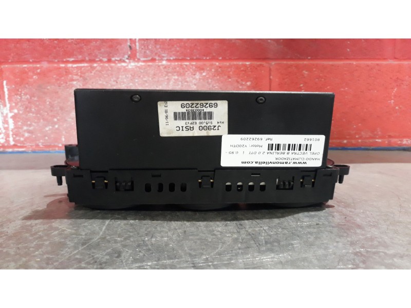 Recambio de mando climatizador para opel vectra b berlina 2.0 dti | 0.95 - ... 2.0 dti | 0.95 - ... referencia OEM IAM 69262209 
