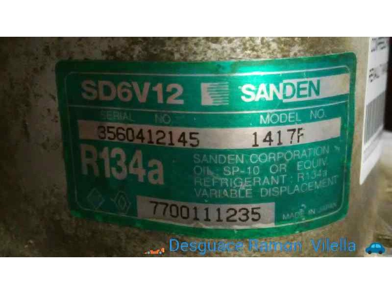 Recambio de compresor aire acondicio. para renault clio iii pack authentique | 09.05 - 12.06 pack authentique | 09.05 - 12.06 re