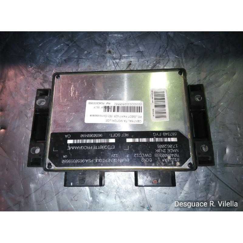 Recambio de centralita motor uce para peugeot partner (s2) combiespace | 11.02 - 12.08 combiespace | 11.02 - 12.08 referencia OE