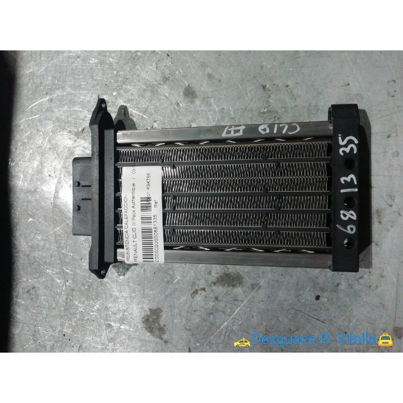 Recambio de resistencia calefaccion para renault clio iii pack authentique | 09.05 - 12.06 pack authentique | 09.05 - 12.06 refe