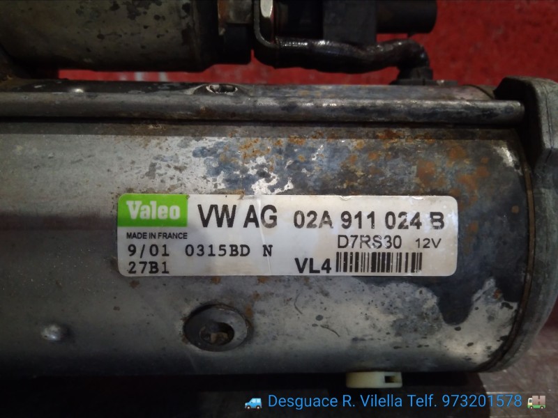 Recambio de motor arranque para seat ibiza (6l1) signo | 0.02 - ... signo | 0.02 - ... referencia OEM IAM D7RS30 02A911024B 