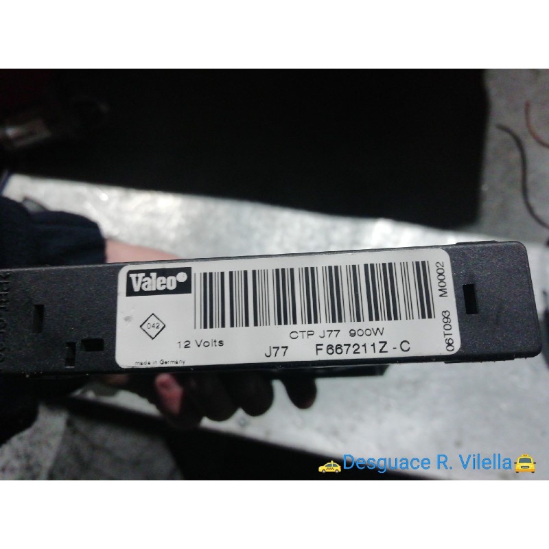 Recambio de resistencia calefaccion para renault clio iii pack authentique | 09.05 - 12.06 pack authentique | 09.05 - 12.06 refe