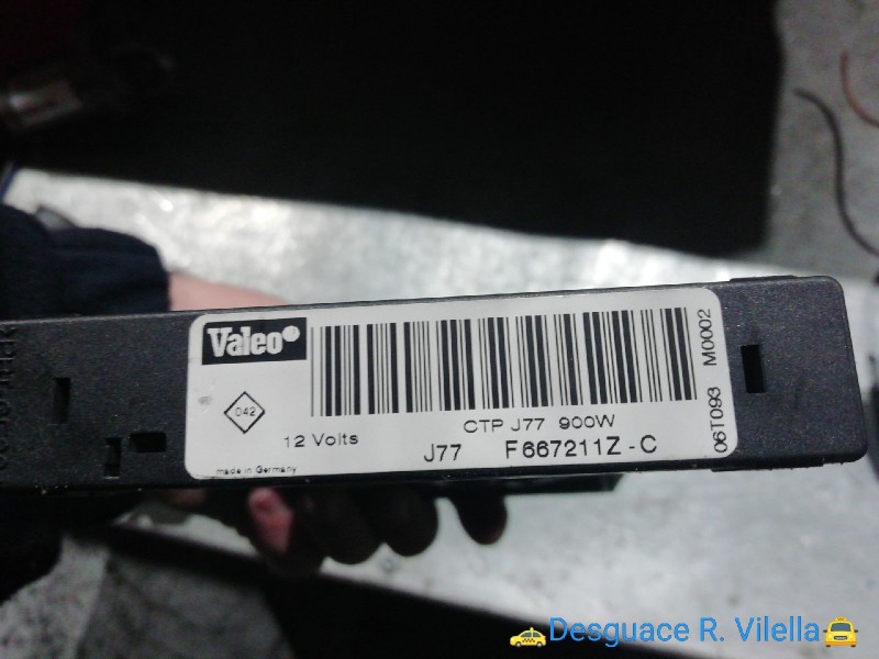 Recambio de resistencia calefaccion para renault clio iii pack authentique | 09.05 - 12.06 pack authentique | 09.05 - 12.06 refe