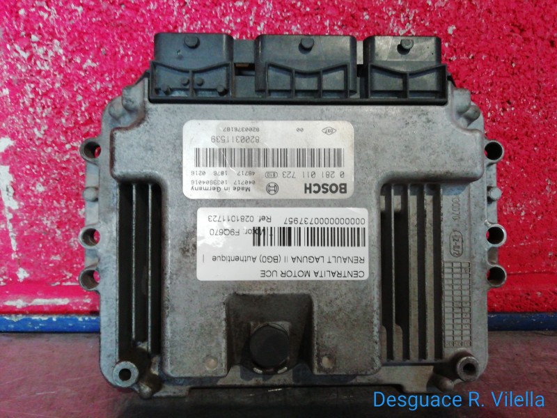 Recambio de centralita motor uce para renault laguna ii (bg0) authentique | 0.01 - ... authentique | 0.01 - ... referencia OEM I