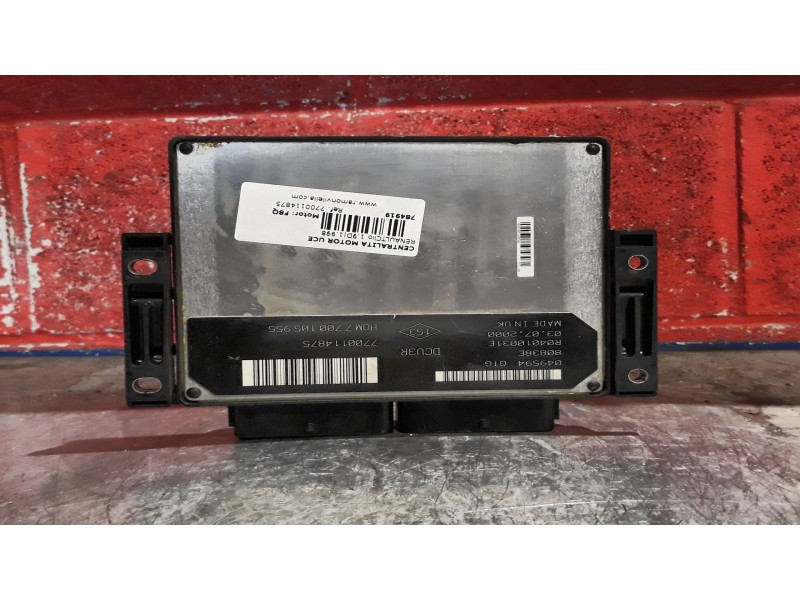 Recambio de centralita motor uce para renault clio 1.9d referencia OEM IAM 7700114875 7700105955 