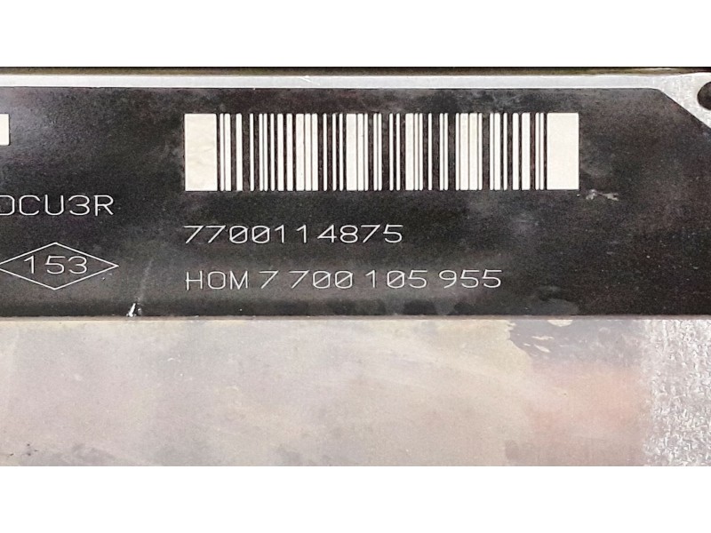 Recambio de centralita motor uce para renault clio 1.9d referencia OEM IAM 7700114875 7700105955 