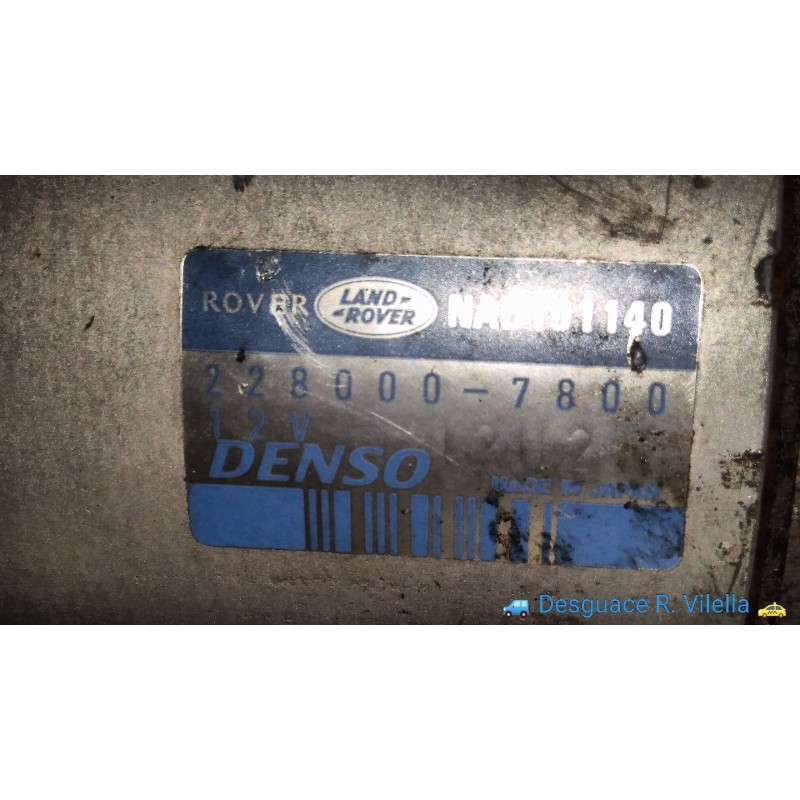 Recambio de motor arranque para mg rover serie 75 (rj) 2.0 cdt classic | 04.99 - 12.02 2.0 cdt classic | 04.99 - 12.02 referenci