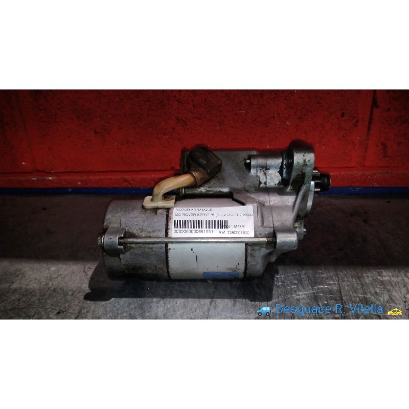 Recambio de motor arranque para mg rover serie 75 (rj) 2.0 cdt classic | 04.99 - 12.02 2.0 cdt classic | 04.99 - 12.02 referenci