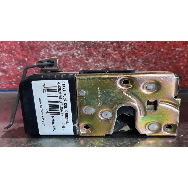 Recambio de cerra. puer. delantero derecha para peugeot 206 berlina 1.4 | 0.98 - ... 1.4 | 0.98 - ... referencia OEM IAM   