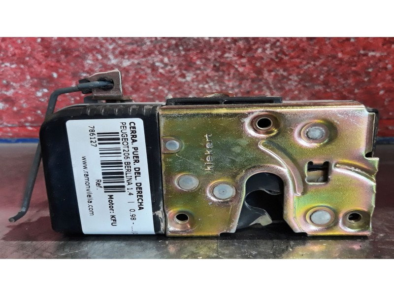 Recambio de cerra. puer. delantero derecha para peugeot 206 berlina 1.4 | 0.98 - ... 1.4 | 0.98 - ... referencia OEM IAM   