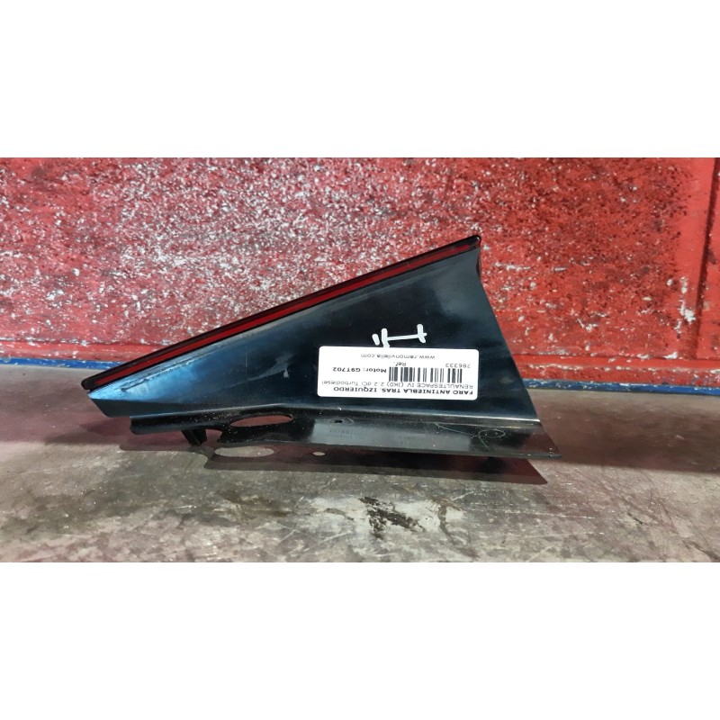 Recambio de faro antiniebla tras. izquierdo para renault espace iv (jk0) 2.2 dci turbodiesel | 0.02 - ... 2.2 dci turbodiesel | 