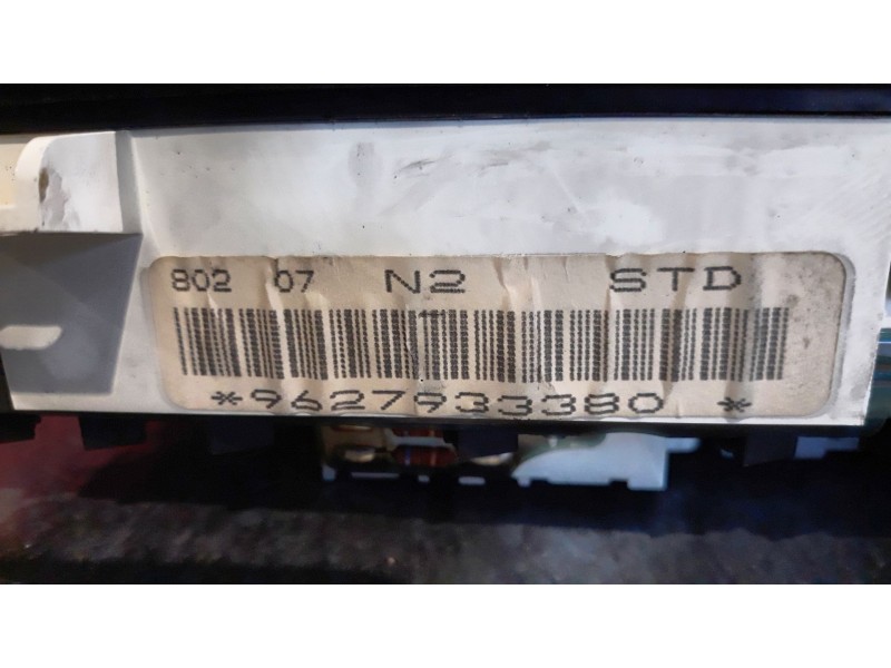 Recambio de cuadro instrumentos para citroen saxo 1.4 | 0.96 - 0.99 1.4 | 0.96 - 0.99 referencia OEM IAM 9627933380 09028029907 