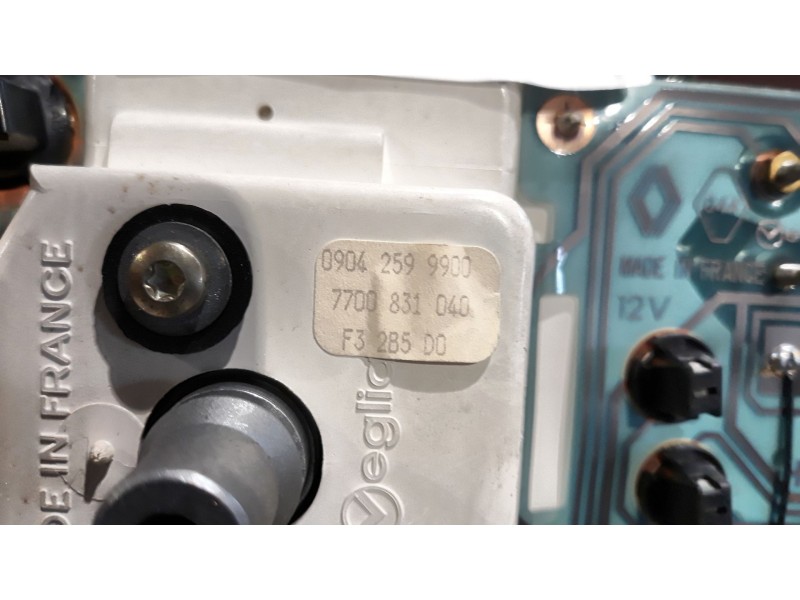 Recambio de cuadro instrumentos para renault clio i fase i+ii (b/c57) 1.2 | 0.91 - ... clio i fase i+ii (b/c57) 1.2 | 0.91 - ...