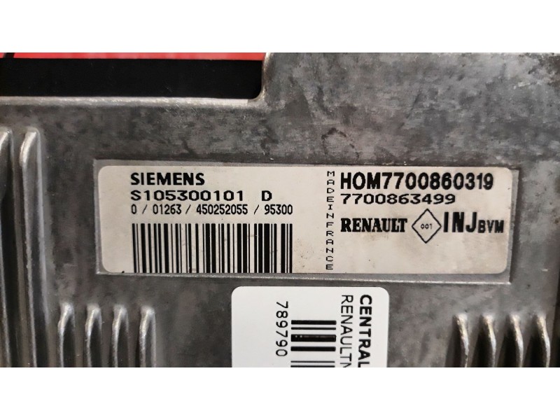 Recambio de centralita motor uce para renault megane i berlina hatchback (ba0) 1.6e rn | 01.96 - 12.98 1.6e rn | 01.96 - 12.98 r