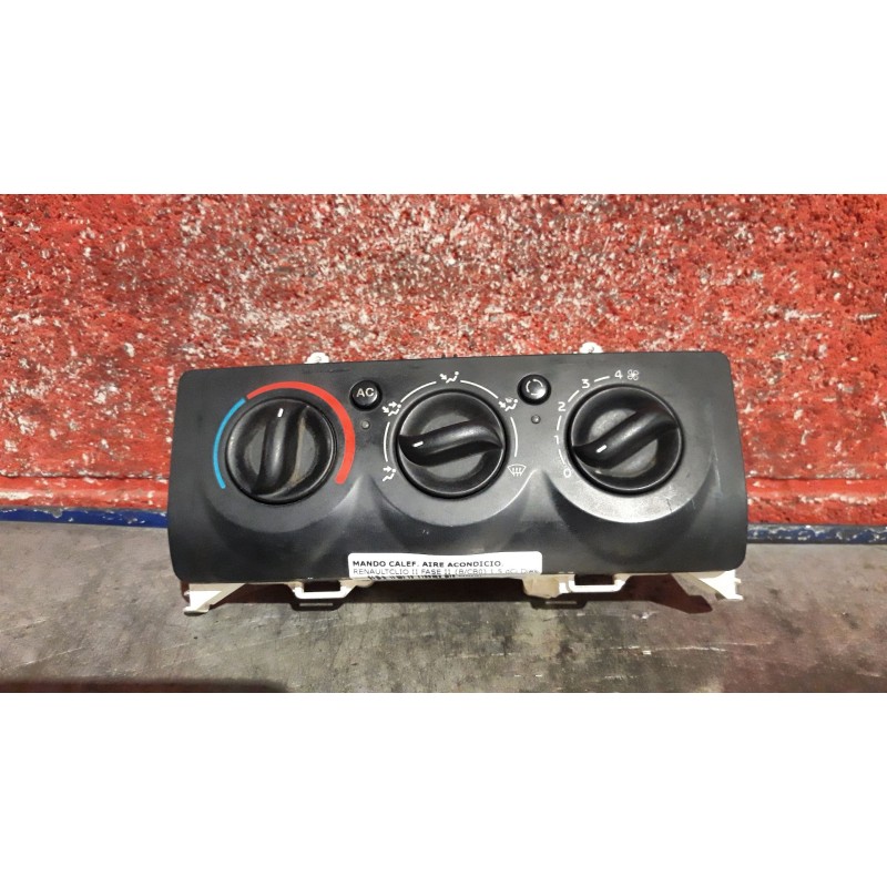 Recambio de mando calef. aire acondicio. para renault clio ii fase ii (b/cb0) 1.5 dci diesel | 0.01 - ... 1.5 dci diesel | 0.01 