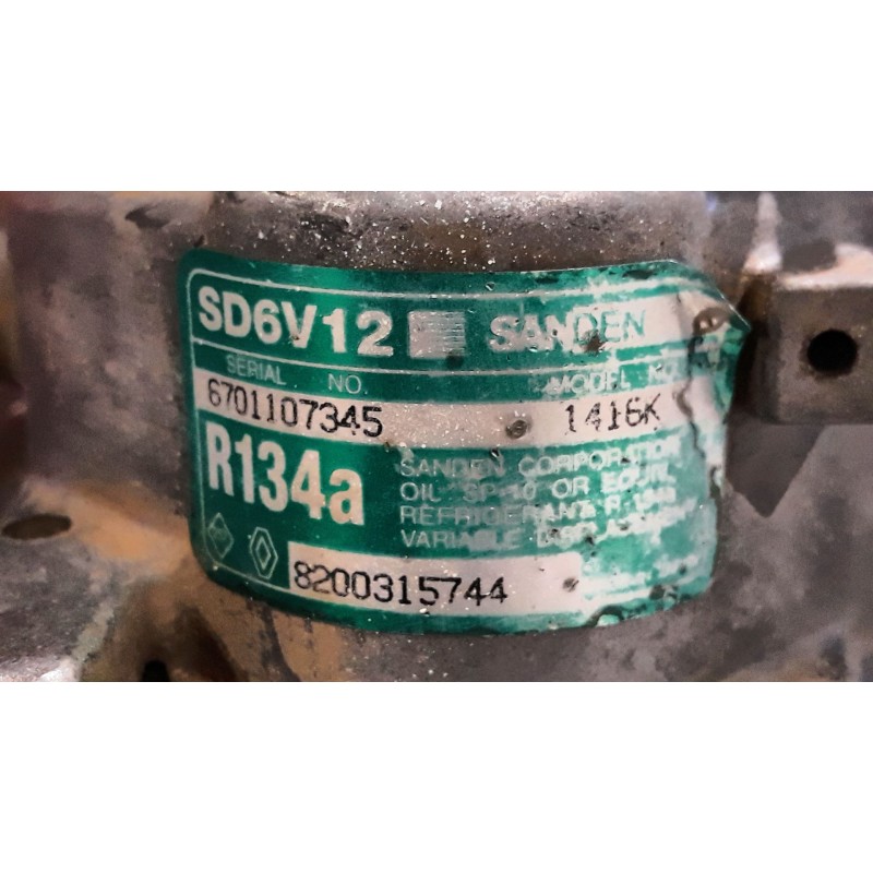 Recambio de compresor aire acondicio. para renault clio ii fase ii (b/cb0) 1.5 dci diesel | 0.01 - ... 1.5 dci diesel | 0.01 - .