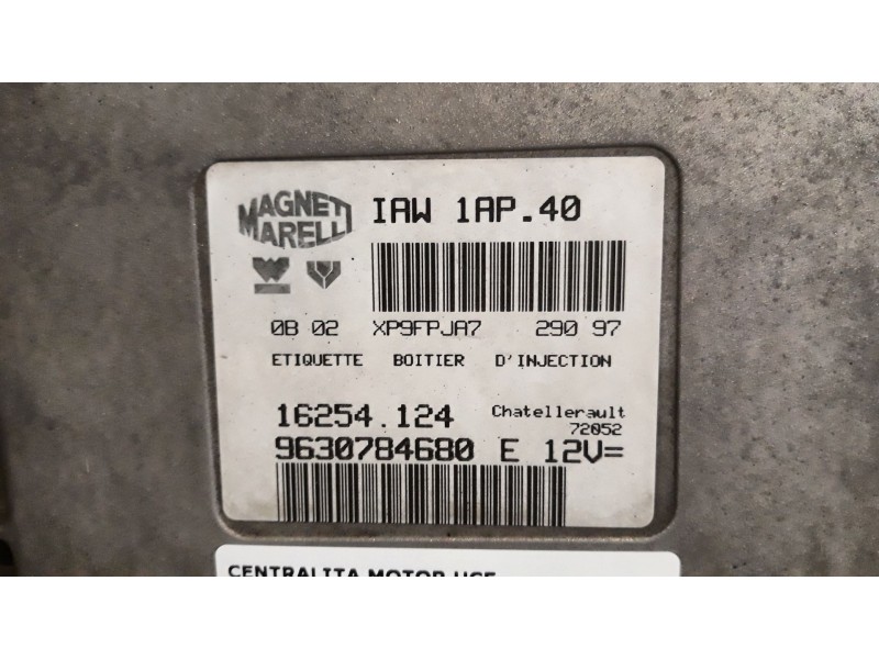 Recambio de centralita motor uce para citroen saxo 1.4 | 0.96 - 0.99 1.4 | 0.96 - 0.99 referencia OEM IAM IAW1AP40 9630784680 