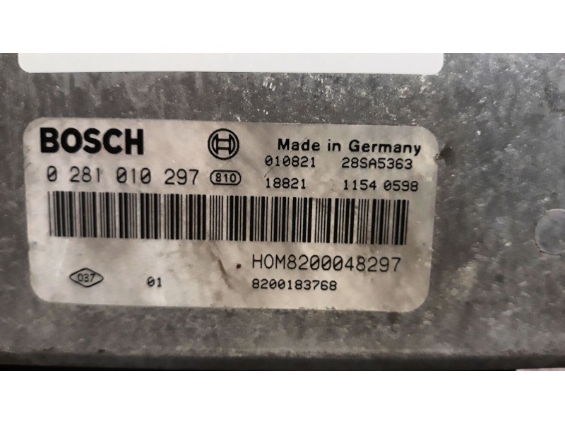 Recambio de centralita motor uce para renault laguna (b56)  | 0.98 - 0.01  | 0.98 - 0.01 referencia OEM IAM 0281010297 820004829