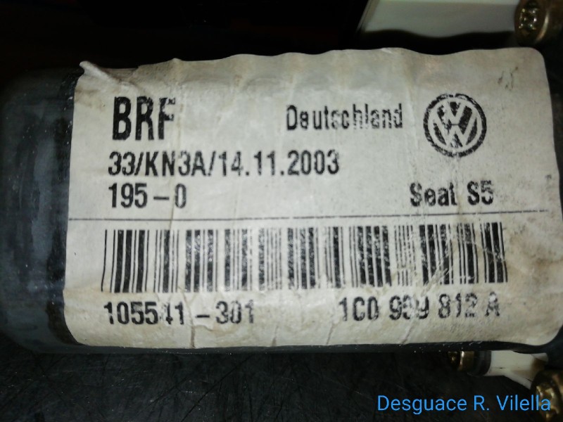 Recambio de motor elevalu. tras. derecho para seat leon (1m1) sport f.r. | 04.02 - 12.05 sport f.r. | 04.02 - 12.05 referencia O Recambio de motor elevalu. tras. derecho para seat leon (1m1) sport f.r. | 04.02 - 12.05 sport f.r. | 04.02 - 12.05 referencia O